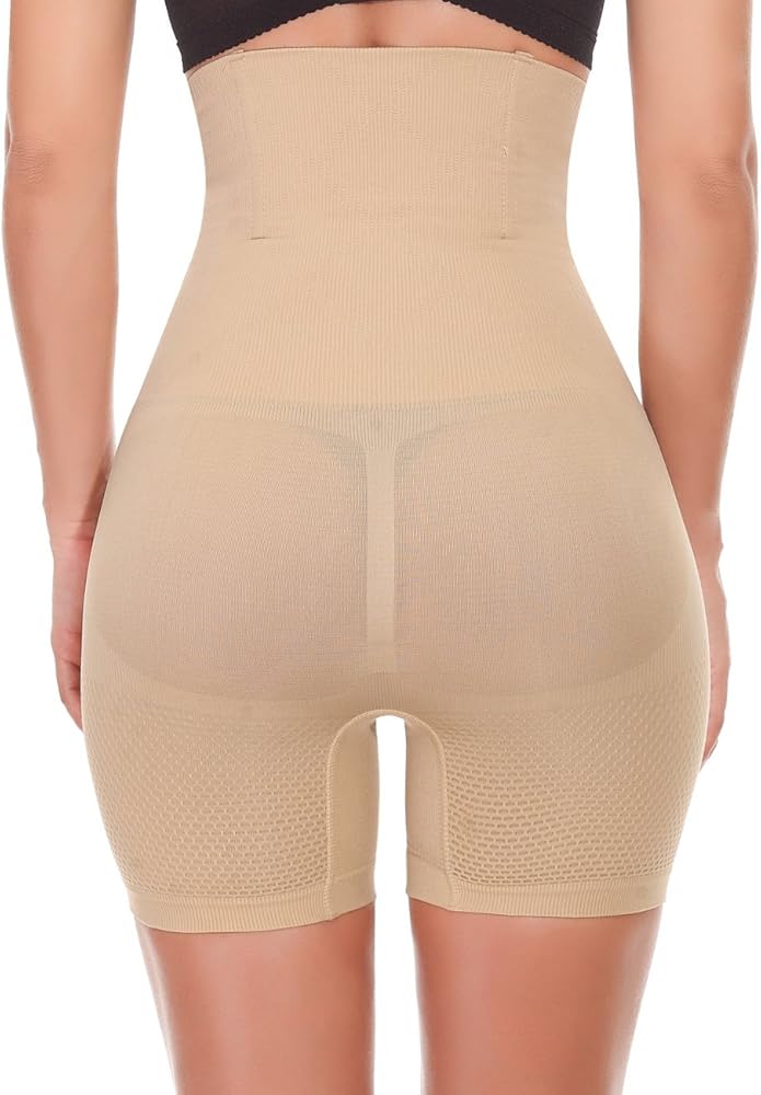 Short Gainant Taille Haute - Effet Ventre Plat et Galbe des Fesses